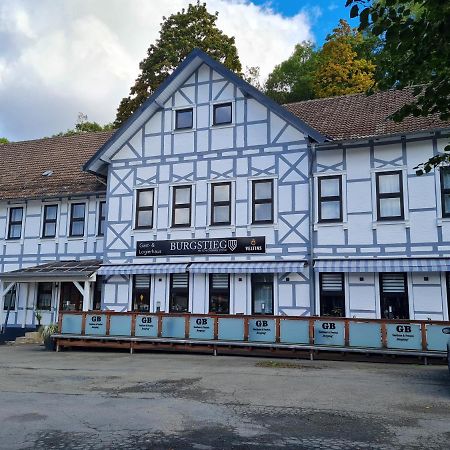 Gasthaus "Burgstieg" Stiege Bagian luar foto
